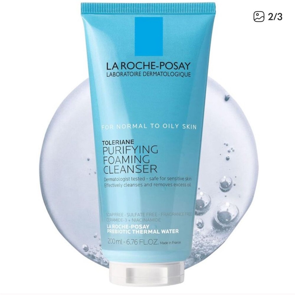 La Roche-Posay Toleriane Purifying Foaming Facial Cleanser - 6.76oz